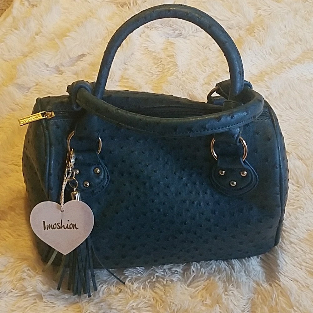 Blue handbag